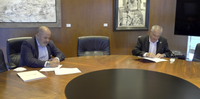 Firma convenio BCL Firma convenio BCL